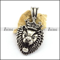 Stainless Steel Leo Pendant p002993