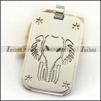 Stainless Steel Elephant Pendant p003240