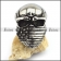 American Flag Skull Ring r003432