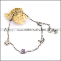 Elegant Slim Stainless Steel Anklets for Girls ac000093