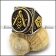 Vintage Gold Masonic Ring r003615