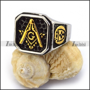 Gold Masonic Ring r003617