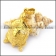 Gold Plating Stainless Steel Turtle Pendant p003355