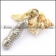 Stainless Steel Peanut Pendant p003360