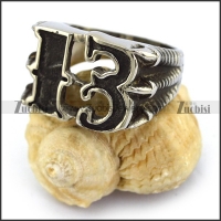 Black 13 Biker Ring r003667