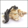Elegant Stainless Steel Feather Pendant p003429