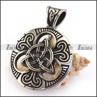 Casting Celtic Knot Pendant in Diameter 37.50mm p003583