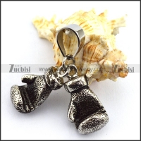 A pair of Boxing Gloves Pendant with p003733