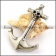 Skull Head Anchor Pendant p003762