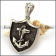 Shield Shaped Anchor Pendant p003770