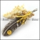 Casting Feather With Gold Plated Claw p003781