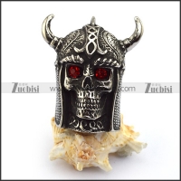 Viking Ring with 2 Horns r003691