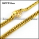 24K Gold Plating Stainless Steel Necklace in 58cm Long n001208