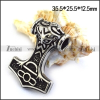 Stainless Steel Mjolnir Pendant p003472