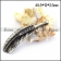 Stainless Steel Casting Feather Charm p003513