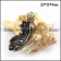 32MM Big Steel Feather Charm for Bracelet p003660