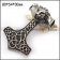 80mm Large Lion Hammer Pendant p003750