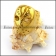 Shiny Gold Plating Jason Mask Ring r003710