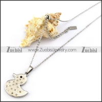 Stainless Steel Chain with Duck Charm n001344