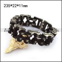 22MM Wide Burnout Design Bicycle Chain Bracelet for Bikers b005240