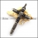 Punk Rhinestone Steel Cross Pendant p004374