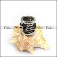 Stainless Steel Skull Beard Bead for Mens a000259