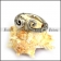 Money King Golden Hoop Ring r003877