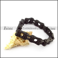 12MM Wide Black Stainless Steel Bicycle Chain b005408