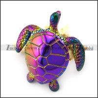 Big Colorful Turtel Pendant p004890