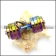 Colorful Tone Dumbbell Pendant p004901