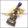 Colorful Guanyin Pendant p004926