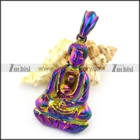 Tathagata Pendant in Colorful Plating p004929