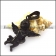 Little Angel Pendant in Black Plating Stainless Steel p004934