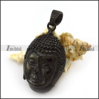 Black Steel Tathagata Pendant p004940