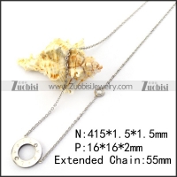 LOVE Rhinestone Charm Necklace n001656