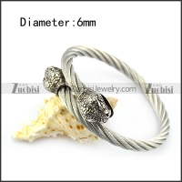 Snake Head Wire Bangle b005836