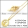 Gold Plating Initial K Pendant Chain n001700