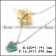 Ball Chain Necklace with Light Blue Butterfly n001738