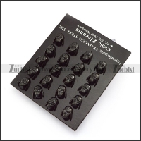 Black Future Solider Earring for Boys e001330