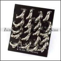 Dragon Claw Steel Earring e001250