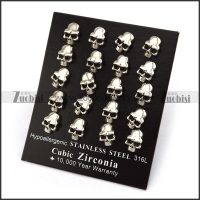 Horrible Skull Earring e001237