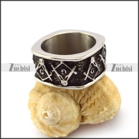 Stainless Steel Masonic Band Ring r004818