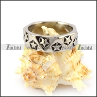 Stainless Steel Casting Stars Ring r004823