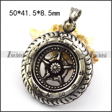 Big Motorcycle Wheel Pendant p005838