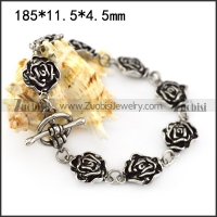 Casting Rose Flower Bracelet b006294