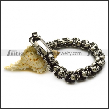 High Polishing Skull Bracelets b006992