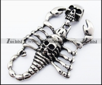 Big Stainless Steel Scorpion Pendant - JP170165