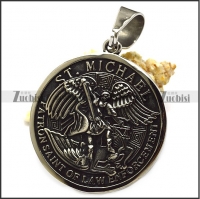 anti-silver ST. Michael patron saint of law enforcement pendant p008882