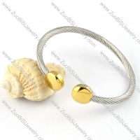 Stainless Steel Rope Bracelet - b000274