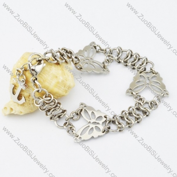 Stainless Steel Flower bracelet - b000534